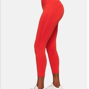 Outdoor Voices TechSweat 7/8 Flex Leggings Scarlet